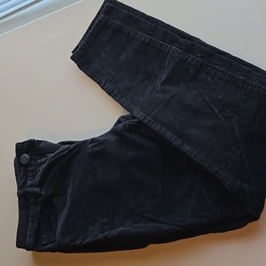 Black velvet "skinny jean" pants size 4